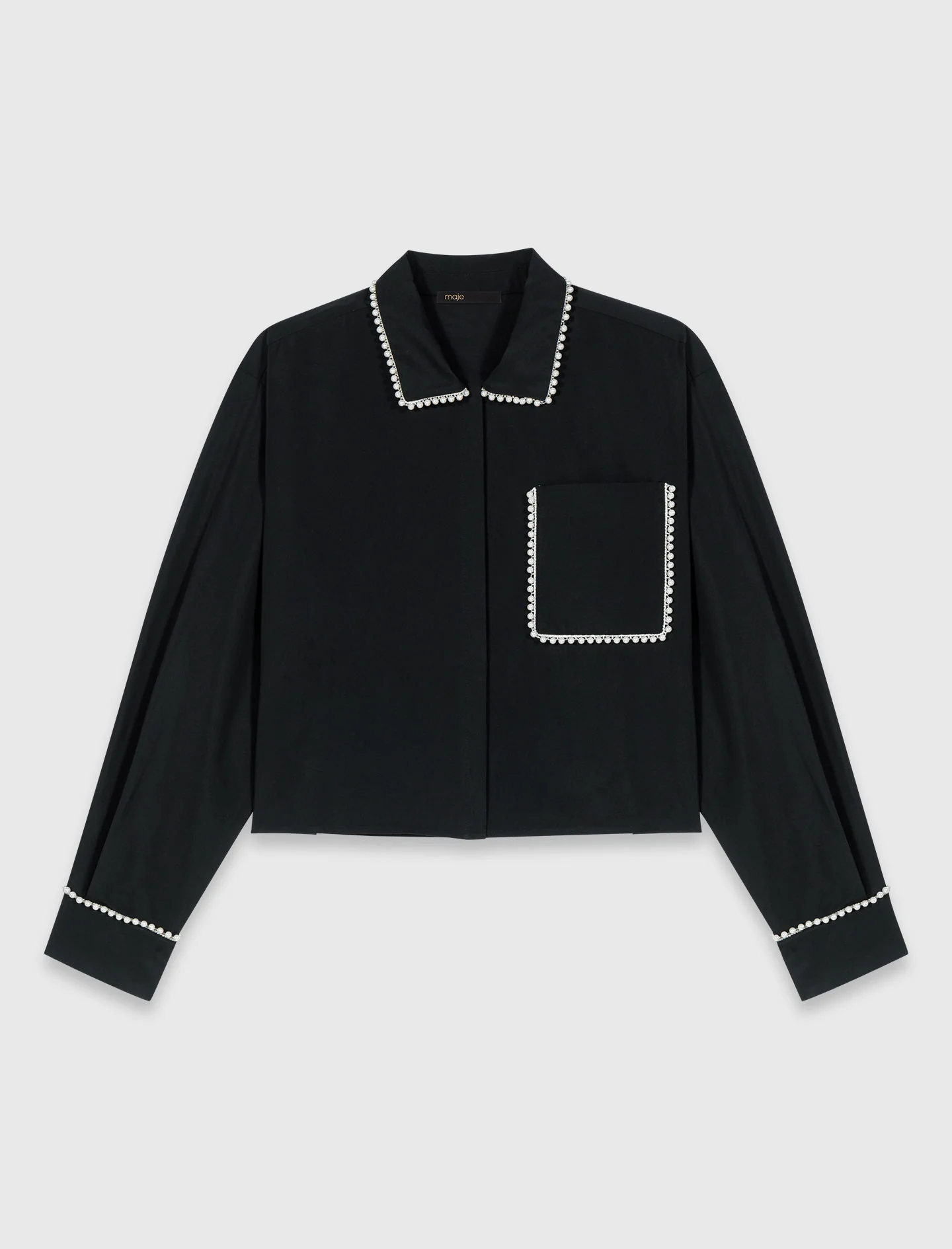 Taffeta Shirt Black - Image 6